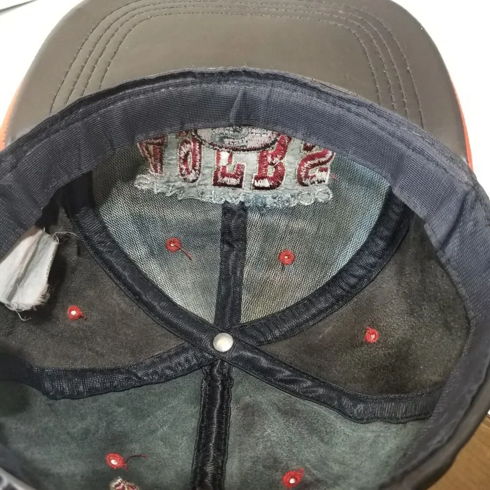Vintage San Fransisco‎ 49ers Hat Snapback leather type NFL logo cap